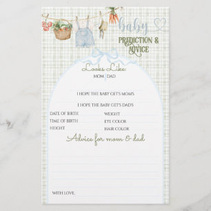 Lokal angebaute Landwirte Markt Junge Baby Shower