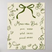 Lokal angebotenes Mama Osa Bar Schild (Vorne)
