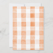 Lokal angelegte französische Bag-Fall-Babydusche Einladung (Rückseite)