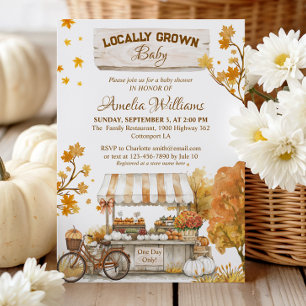 Lokal angelegter Baby Herbst-Bauer-Markt Einladung
