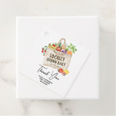 Lokal angelegter Babyduschplatz Geschenkanhänger (Beispiel)