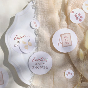 Lokal angewachsene Babys Wasserfarben-Baby-Party Konfetti
