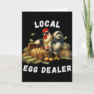 Lokal Eierhändler Lustiger Ostern Huhn Humor Süßes Karte