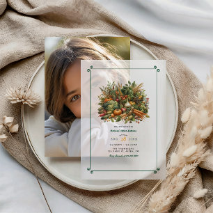 Lokal erbaut - Bauern Markt Geburtstagspartei Pergament Einladungen