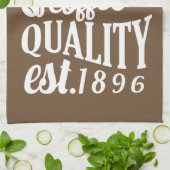 Lokal gebraut | Premium-Qualität Kaffee Geschirrtuch (Gefaltet)