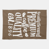 Lokal gebraut | Premium-Qualität Kaffee Geschirrtuch (Horizontal)