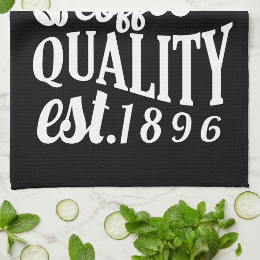 Lokal gebraut | Premium-Qualität Kaffee Geschirrtuch (Gefaltet)