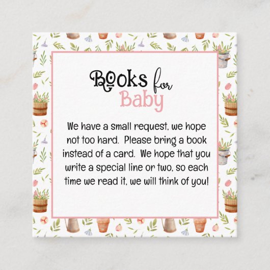 Lokal gepflegtes Buch für Kinderkarte Begleitkarte (Vorderseite)