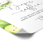 Lokal gewachsene Bauer Markt Windelraffinerie Post Poster (Ecke)