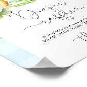 Lokal gewachsene Bauer vermarkten Blue Diaper Tomb Poster (Ecke)