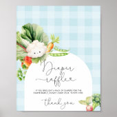 Lokal gewachsene Bauer vermarkten Blue Diaper Tomb Poster (Vorne)