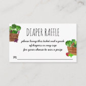 Lokal gewachsene Bauer vermarkten Windelraffinerie Begleitkarte (Vorderseite)