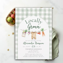 Lokal gewachsene Kleiderleine Farm Frisch Baby-Par