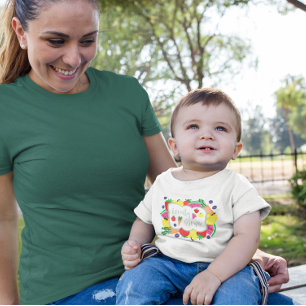 Lokal gewachsener Bauernmarkt-Geburtstag Baby T-shirt