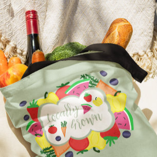 Lokal gewachsener Bauernmarkt-Geburtstag Tasche