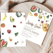 Lokal gezüchtete Baby Bauern Market Baby Shower Einladung