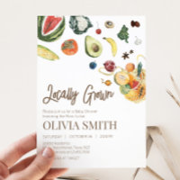 Lokal gezüchtete Baby Bauern Market Baby Shower