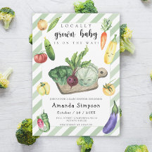 Lokal gezüchtete Baby Bauern Market Baby Shower