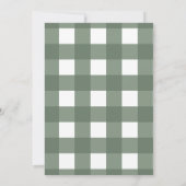 Lokal gezüchtete Baby Bauern Market Baby Shower Einladung (Rückseite)