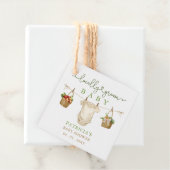 Lokal gezüchtete Baby Bauern Market Baby Shower Geschenkanhänger (Beispiel)