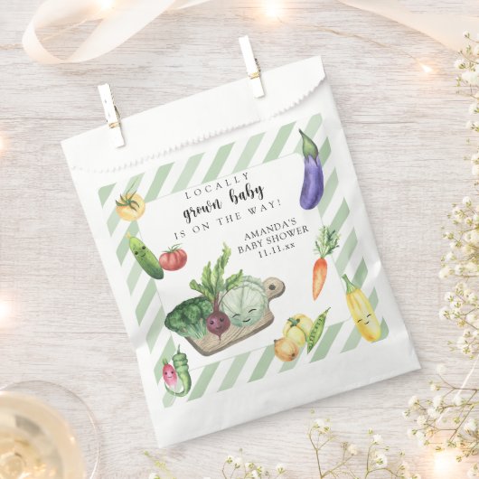 Lokal gezüchtete Baby Bauern Market Baby Shower Geschenktütchen (Ausgeschnitten)