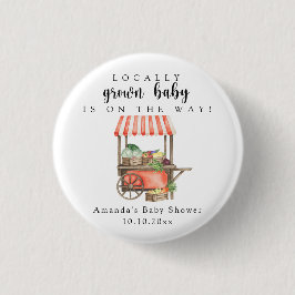 Lokal gezüchtete Baby-Bauern Markt Kinderspielshei Button