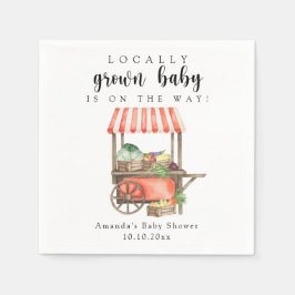 Lokal gezüchtete Baby-Bauern Markt Kinderspielshei Serviette