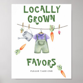 Lokal gezüchtete Babydusche Lieblings-Poster Poster