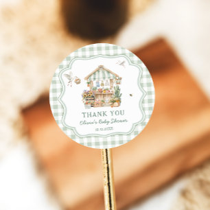 Lokal gezüchtete Bauer Market Baby Dusche Vielen D Runder Aufkleber