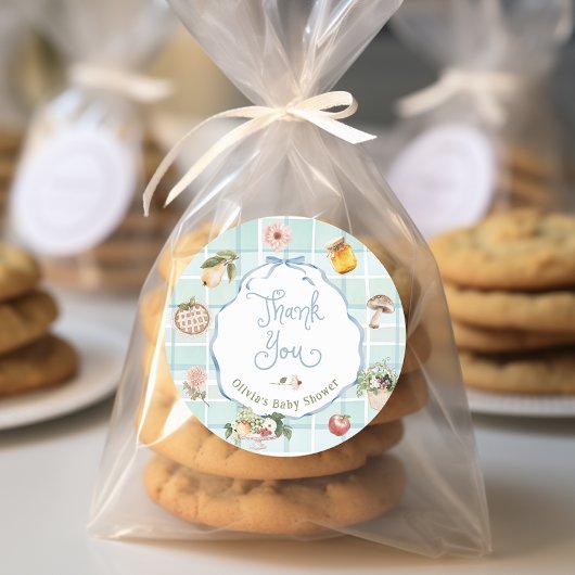 Lokal gezüchtete Bauer Market Baby Dusche Vielen D Runder Aufkleber