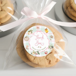 Lokal gezüchtete Bauer Market Baby Dusche Vielen D Runder Aufkleber