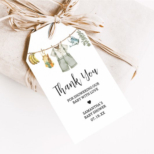 Lokal gezüchtete Bauern Kinderdusche-Liebesmarken Geschenkanhänger