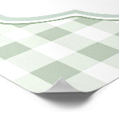 Lokal gezüchtete Bauern Market Baby Dusche Willkom Poster (Ecke)