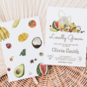 Lokal gezüchtete Bauern Market Baby Shower Einladung