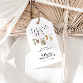 Lokal gezüchtete Bauern Market Baby Shower Geschenkanhänger