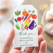 Lokal gezüchtete Bauern Market Baby Shower Geschenkanhänger