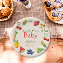 Lokal gezüchtete Bauern Market Baby Shower