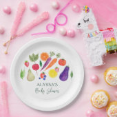 Lokal gezüchtete Bauern Market Baby Shower Pappteller (Party)