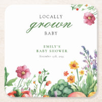 Lokal gezüchtete Bauern Market Baby Shower