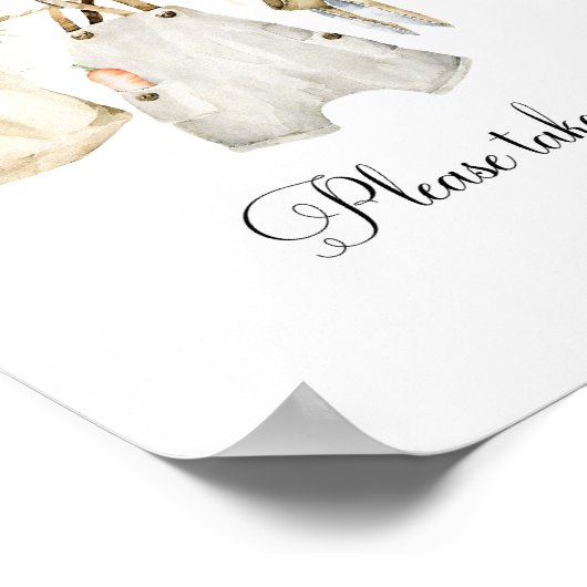 Lokal gezüchtete Bauern Markt Kinderdusche Süßigke Poster (Ecke)