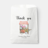 Lokal gezüchtete Blume Bauer Markt Kinderdusche Geschenktütchen (Vorderseite)