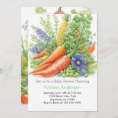 Lokal gezüchtete Cabbage Patch Babydusche Einladung (Vorne/Hinten)