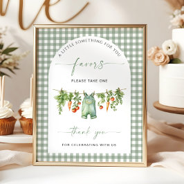 Lokal gezüchtete Favoriten Kleiderreihe für Gemüse Poster