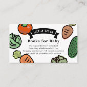 Lokal gezüchtete Gemüseweißbücher für Baby Begleitkarte (Vorderseite)