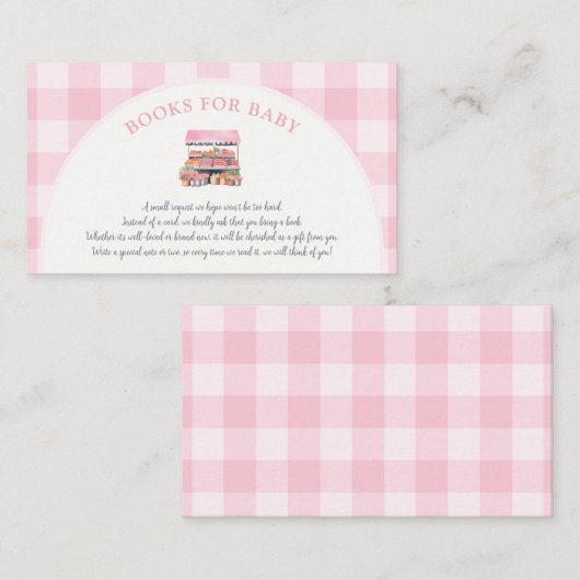 Lokal gezüchtete Mädchenduschenbücher für Kinder Begleitkarte (Vorne/Hinten)