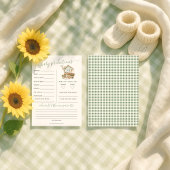 Lokal gezüchtete Prognosen Kinderspielkarte Einladung