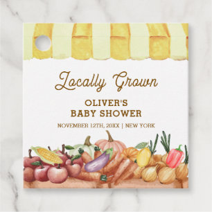 Lokal gezüchtete Veggie Obstdusche Geschenkanhänger