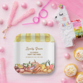 Lokal gezüchtete Veggie Obstdusche Pappteller (Party)