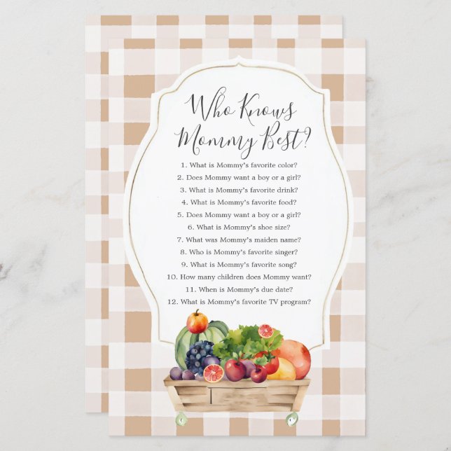 Lokal gezüchtete Veggies Bauer, die Mommy am beste (Vorne/Hinten)