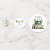 Lokal gezüchtetes Baby-Duschtisch Confetti Gemüse Konfetti (Vorderseiten)